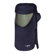 NSA 40 cal/CAT 4 FR Hood with Faceshield and Internal Fans in Navy